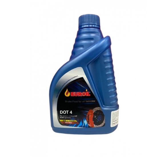 Imagen de Líquido de frenos para todos los vehículos DOT 4 Euroil (1 L)
